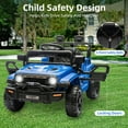 thumbnail image 6 of CazToi Ride On Truck for Kids, 12V Battery Powered Toy Car with Remote Control, Spring Suspension, LED Headlight and Music, Dual 25W Toddler Electric Vehicles for Girls Boys 2-5, 6 of 9