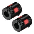 thumbnail image 6 of Uxcell 9mm to 9mm Bore L25xD20 Aluminum Alloy Flexible Shaft Coupling 2 Count, 6 of 6