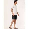 thumbnail image 4 of Pantalones cortos de playa Lars Amadeus Traje de baño con forro de malla cordón Negro 34, 4 of 6