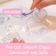 thumbnail image 3 of Craft Kit Vicentorra Shrinky Dink, sábanas con diseño de animales del bosque, 3 of 6