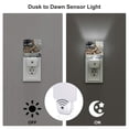 thumbnail image 3 of Honeii Wolf Family Winter Wonderland Print LED Night Light with Light Sensor, Night Lights Plug Into Wall,Ideal for Bedrooms and Hallways-EU, 3 of 7