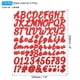thumbnail image 2 of Uxcell Alphabet Letters Numbers Stickers Set, Self Adhesive Cursive, 6 Colors 12 Sheets, 2 of 6