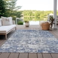 thumbnail image 6 of Addison Rugs Chantille Indoor/Outdoor Traditional Formal Blue Washable Rectangle Rug, 10' x 14', 6 of 6