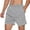 Light gray, variant on Men's 5" Workout Running Shorts White Quick Dry Athletic Shorts With Pockets