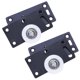 thumbnail image 1 of 8Sets Sliding Door Wheels Rollers Pulleys Runners compatible with Cupboard Wardrobe Cabinet Smoothly & Mute Nyl, 1 of 5