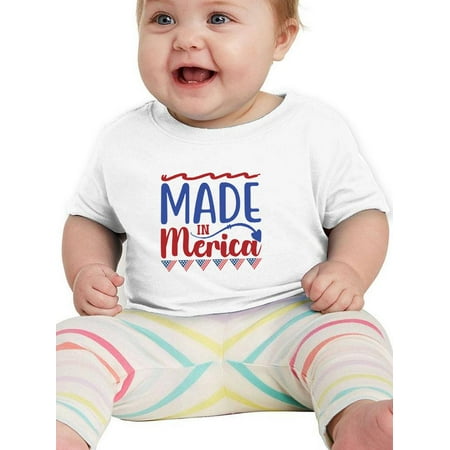 

Made In Merica Banner T-Shirt Infant -Image by Shutterstock 24 Months