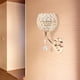 thumbnail image 1 of Aplique de pared , accesorios de iluminación E27, lámpara montada en la pared para interiores con decoración de pared de sombra para dormitorio, EstiloD, 1 of 6