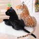 thumbnail image 3 of 30-120cm Big Leopard Panther Plush Toys Giant White Tiger Black Panther Soft Stuffed Animal Pillow Animal Doll Toys For Children, 3 of 5