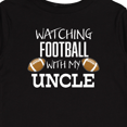 thumbnail image 4 of Inktastic Watching Football with my Uncle Boys or Girls Long Sleeve Toddler T-Shirt, 4 of 5
