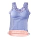 thumbnail image 1 of Minnieouse Chinlon, chaleco para mujer, mantenimiento del calor, correa de hombro Flexible, lavable, reutilizable, encaje de repuesto, ropa Ropa interior Azul Tamaño libre, 1 of 6