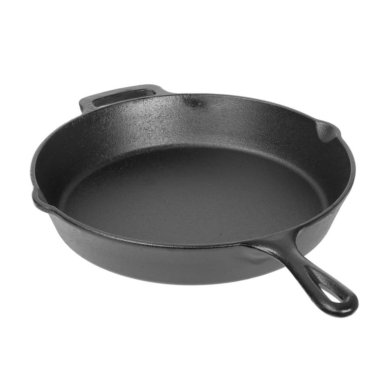 large cast iron skillet Pan induction gas electric 12 Grittle