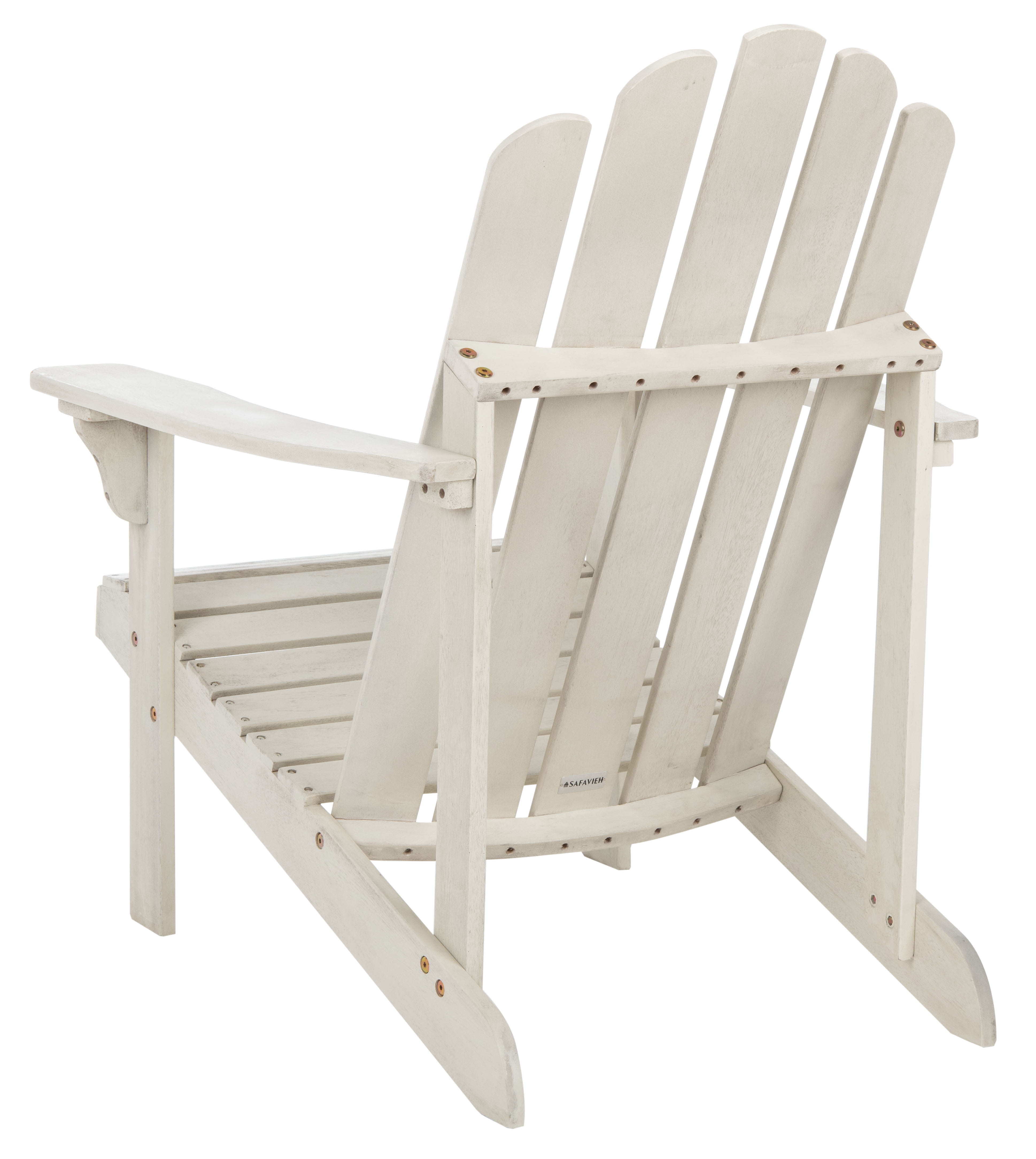 SAFAVIEH Outdoor Collection Topher Adirondack Chair White