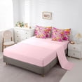 thumbnail image 5 of Homewish Colorful Flower Dasiy 7-Piece Twin Bedding Sets,Kawaii Floral Bedding Comforter Set,Pink Yellow Sheet Sets For Girls Teens,Ultra Soft Home Decor Reversible, 5 of 8
