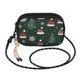 thumbnail image 2 of FORMRS Mini Crossbody Bag for Women Adjustable Rope Shoulder Casual Phone Purse, Green Christmas Hats, 2 of 7
