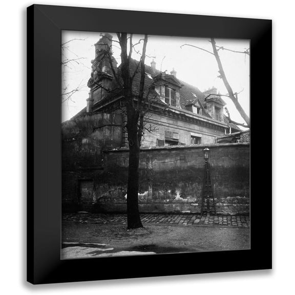 Atget, Eugene 12x14 Black Modern Framed Museum Art Print Titled - Paris, 1923 - Old Convent, avenue d lObservatoire