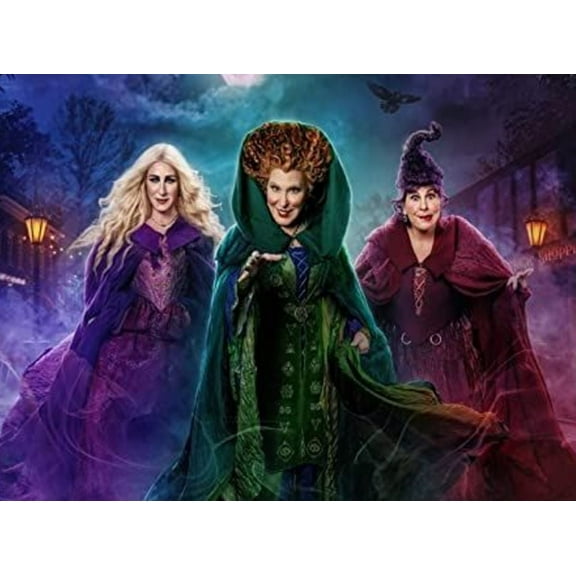 Hocus Pocus Diamond Art Painting Kits - Full Drill Diamond Dots Paintings for Beginners, Round 5D Paint with Diamonds Pictures Gem DIY Adult Crafts 12x16inch