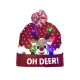 thumbnail image 1 of Christmas Hat Knit LED Light Hat For Unisex Kids Winter Pom Pom Hats, Holiday Party Beanie Cap Xmas Gifts Multicolor, 1 of 4