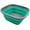 Dark Grey/Bluish-Green, variant on SAMMART 5.5L (1.4 Gallons) Collapsible Tub - Foldable Dish Tub - Portable Washing Basin - Space Saving Plastic Washtub