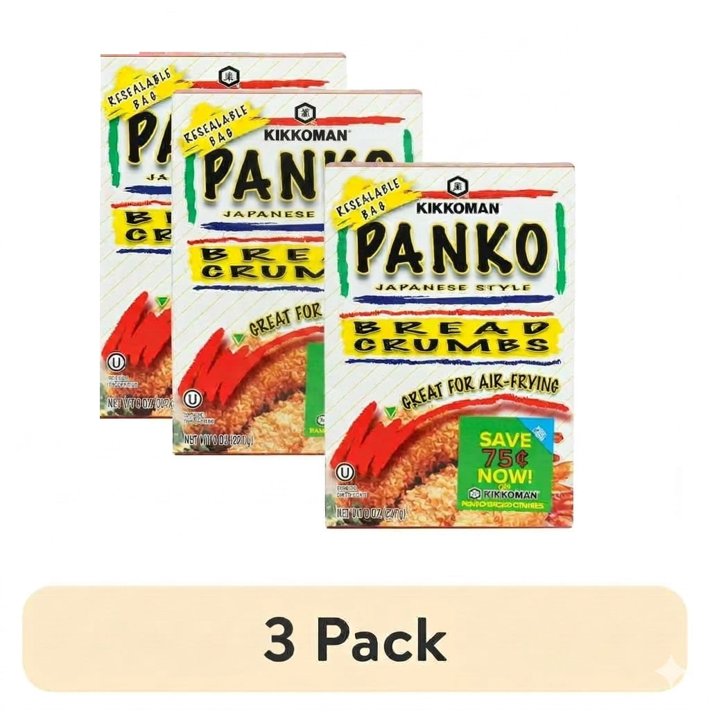 Kikkoman Panko Japanese Style Breadcrumbs, 8 oz Box - Walmart.com