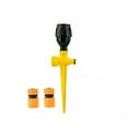 thumbnail image 2 of Alloy Garden Sprinklers Ground Insert 4 Points Medium Distance Sprinkler360 Degree Automatic Rotating Sprinkler New Sprinkler Head Outdoor Large Area Sprin, 2 of 9