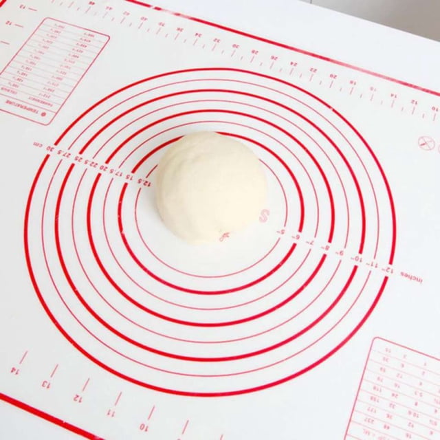 Vonky Nonstick Food Grade Slicone Knead Kitchen baking accessory Kitchen baking accessory Dough Rolling Mat Dual Scales Measurement Baking Pad Kitchen Accessory