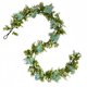 thumbnail image 2 of Enredaderas de flores artificiales con cerezos en flor, eucalipto, rosa, azul, decoración del hogar, flexibles, sin mantenimiento, 35 cm, 2 of 6