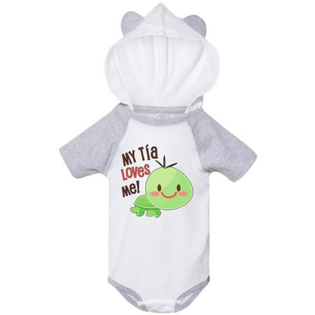 

Inktastic My Tía Loves Me- cute turtle Gift Baby Boy or Baby Girl Bodysuit