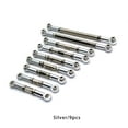 thumbnail image 4 of stanreset 9 Pieces/Set RC Car Steering Tie Rod Pull Rods Automotive Upgrade Modified Accessories Replacement for WL Toy 12429 Silver, 4 of 6