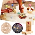 thumbnail image 1 of Estampilla Starry Sky Seal Wax Stamp Head Fire Paint para tarjetas DIY Sobres (XK02), 1 of 6
