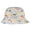D.White, variant on Wear Sierra Baby Boys’ Cartoon Animal Print Fedora Hat, Soft UV Protection, White, One Size