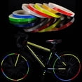 thumbnail image 1 of Pegatina para bicicleta, pegatinas reflectantes, tira de cinta reflectante para bicicleta, pegatina para rueda de bicicleta, decoración de 8m, 1 of 3