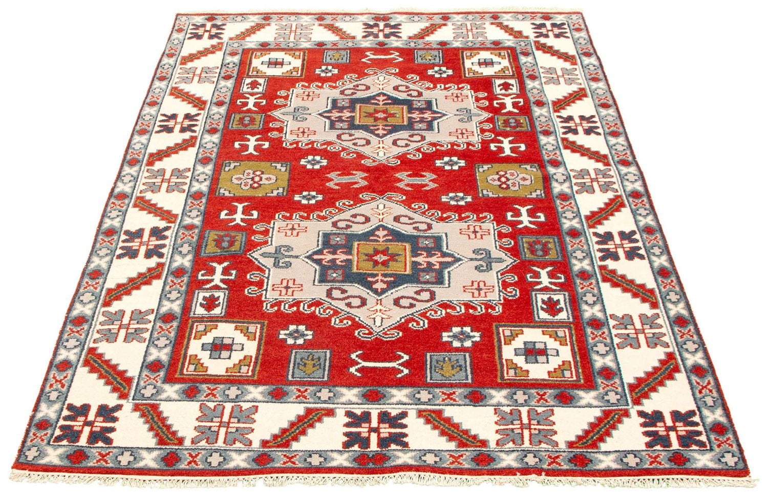 ECARPETGALLERY 100% Wool Traditional Indoor Area Rug for Entrance, Bedroom, Living Room and Dining Room