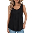 thumbnail image 3 of Pink Tank Tops for Women Fashion Solid Summer Tank Tops for Women Spaghetti Strap Loose Fit Square Neck Sleeveless Layering Shirts Camisole Vest 2026 Basic Cami Shirts, 3 of 7