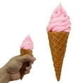 thumbnail image 2 of Fake Ice Cream, Artificial Ice Cream for Decoration, Lifelike Plastic Ice for Displays, Floral Arrangements, Themed Photography Non-Melting & Reusable, 2 of 9