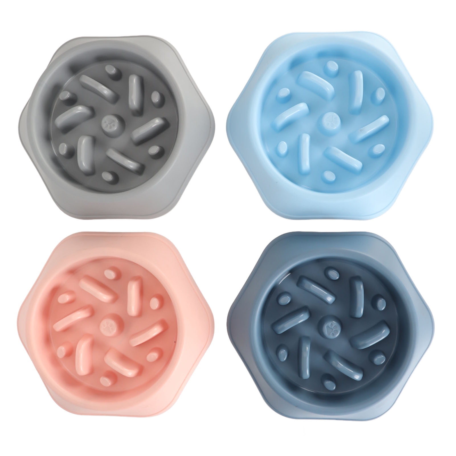 Dog Puzzle Food Bowl, PP Dog Slow Food Bowl Prevent Choking For Small