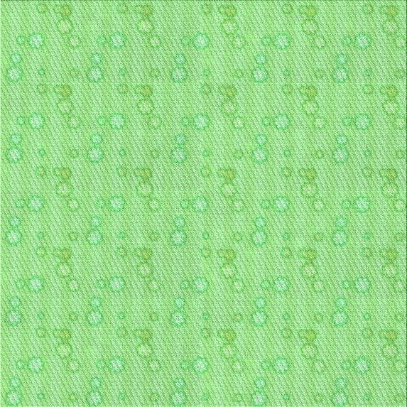 Ahgly Company Indoor Square Patterned Nebula Green Area Rugs, 6' Square