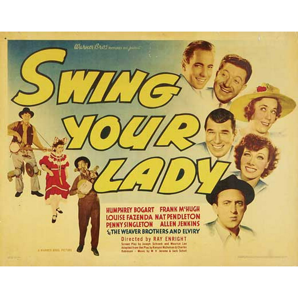 Swing Your Lady movie POSTER (Style A) (11" x 14") (1938) Walmart