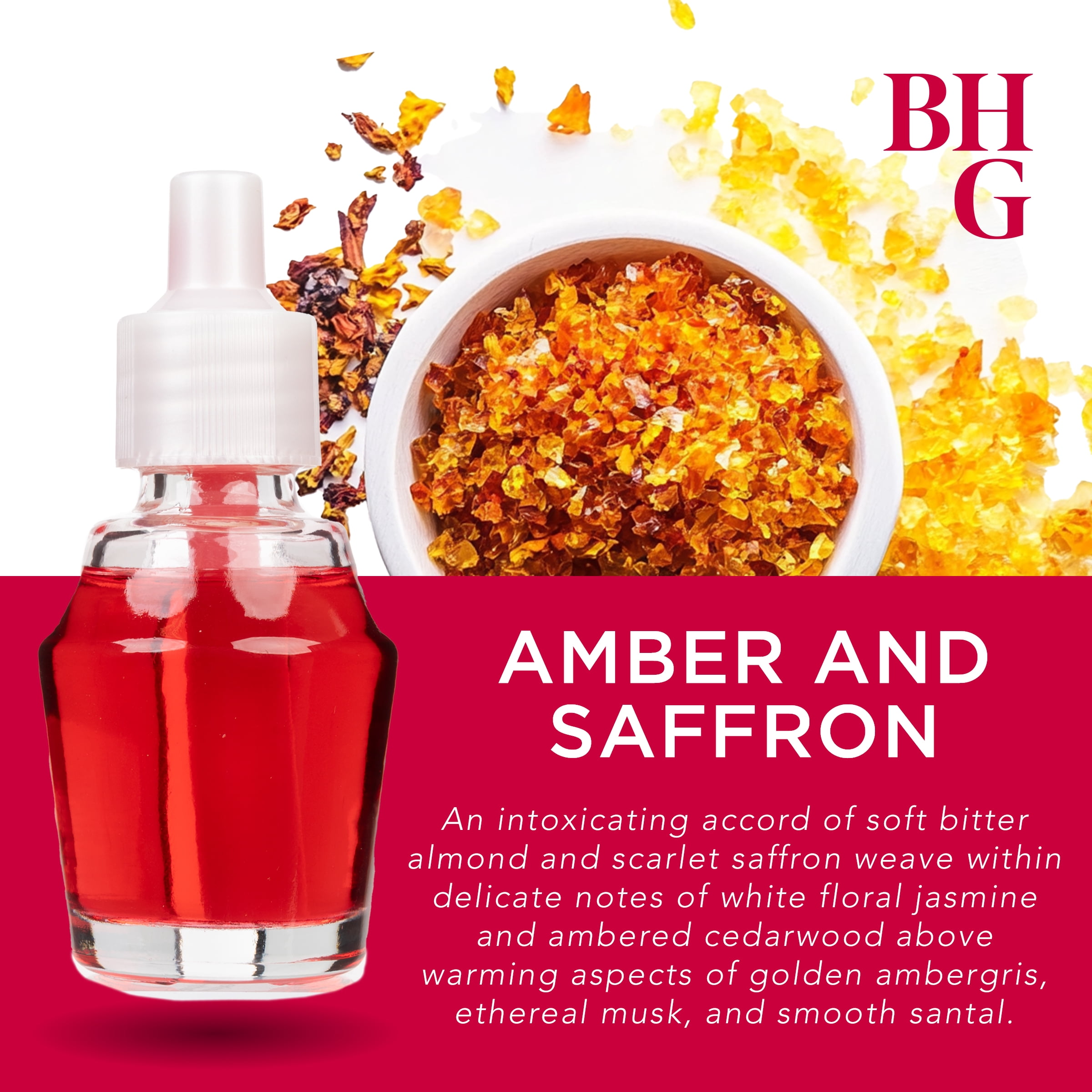 Better Homes & Gardens Aroma Accents Fragrance Oil, Amber & Saffron
