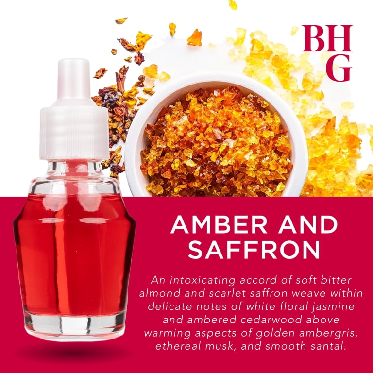 saffron and tobacco fragrance oil Better Homes & Gardens Aroma Accents Fragrance Oil, Amber & Saffron