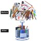 thumbnail image 4 of Organizador de escritorio Marbrasse, giratorio 360°, 4 compartimentos, azul, 4 of 6