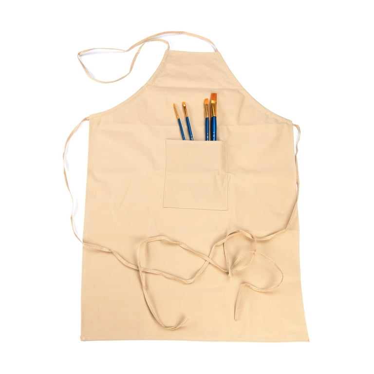 Royal & Langnickel - Essentials Beige Waterproof Painting and Crafting Apron Canvas, Unisex