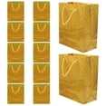 thumbnail image 6 of Golden Paper Gift Bags with Handles for Storage Use 12pcs, 6 of 6