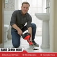 thumbnail image 5 of Electric Drain Auger, 25FT Plumbing Snakes, Snake Drain Clog Remover for Unclogging Toilet, Sewer, Bathroom, Sink Drain Pipes, 5 of 6