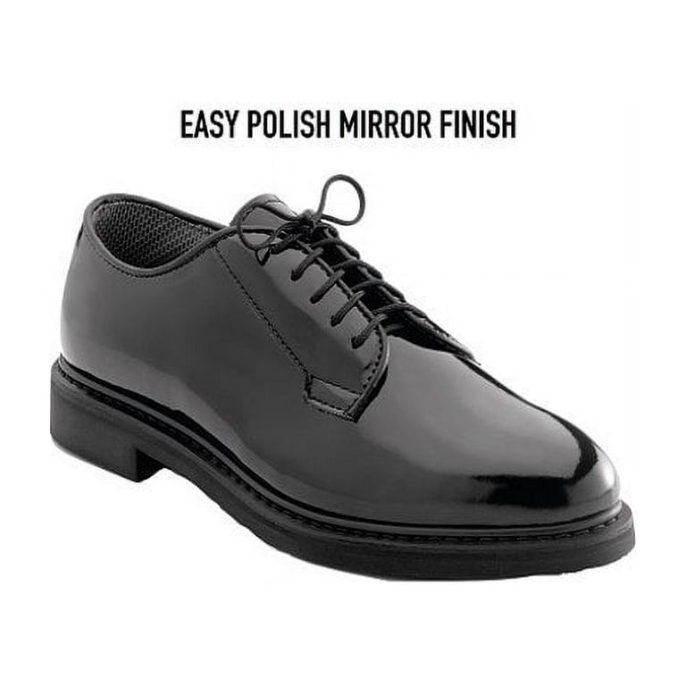 Rothco Uniform Hi-Gloss Oxford Dress Shoe,Regular,10.5 - Walmart.com