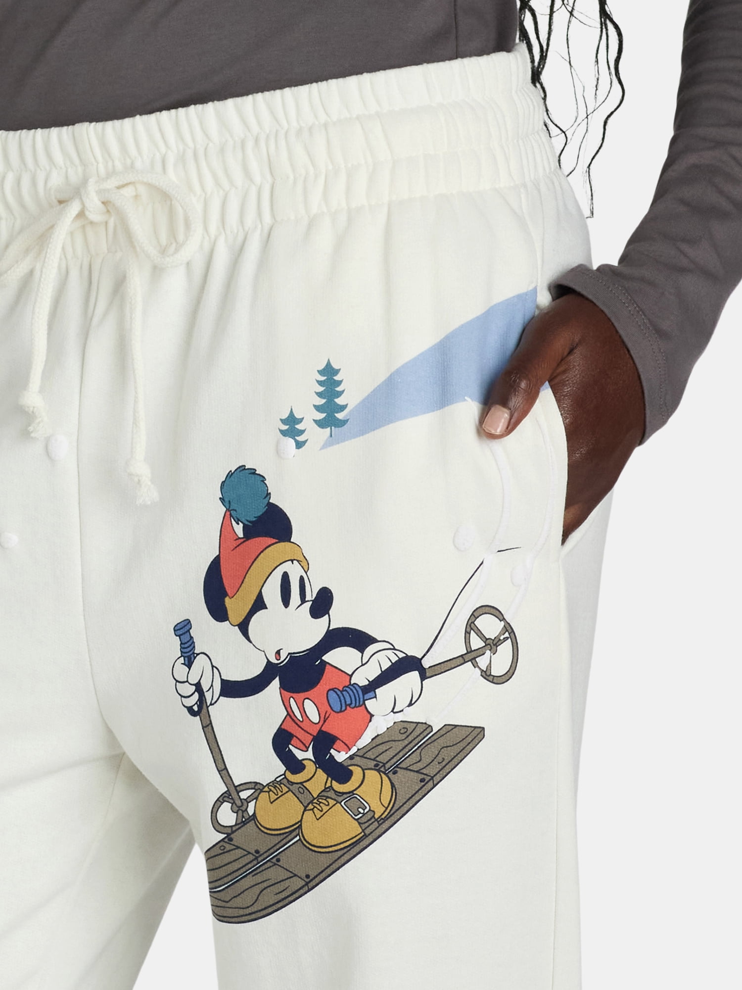 Disney Mickey Mouse Women's Winter Graphic Joggers