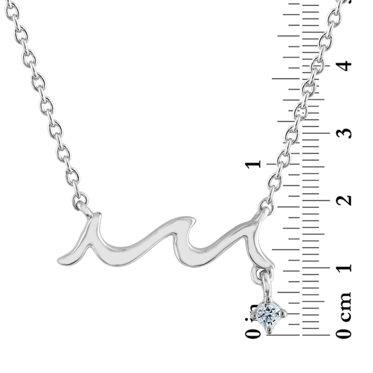 brilliance walmart sterling silver necklace