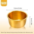 thumbnail image 4 of DUZFOREI 12-Piece Gold Stainless Steel Modern Ramekins, 50ML Mini Sauce Cups for Home Party Restaurant (Durable, Scratch Resistant), 4 of 8