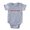 Heather Grey, variant on CafePress - I Never Said I Was Nice - Cute Infant Baby Football Bodysuit