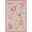 Pink, Pattern 1, variant on ODIKA 4'x6' Pink Teal Vibrant and Floral Elegance Washable Area Rug Intricate Botanical Patterns with Classic Charm Non-Slip, Chair-Friendly, Flatwoven for Home Office, Under Desk