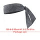 thumbnail image 5 of Sonducket Diadema deportiva de moda, bandas para el sudor traseras ajustables, accesorios de estilo atlético Multicolor de secado rápido para tenis y Accesorio para el cabello Gris, 5 of 6